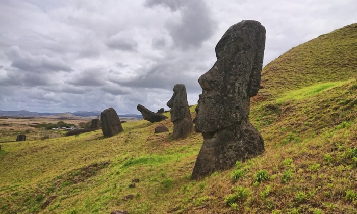 MOAI, sochy na Veľkonočných ostrovoch, foto: pexels